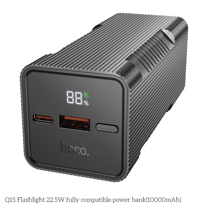 (10000 mAh) USB-C LED lampe de poche puissante chargeur de batterie batterie externe portable (10000 mAh) USB-C LED lampe de poche puissante chargeur de batterie batterie externe portable
